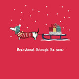 Dachshunds Christmas Cards